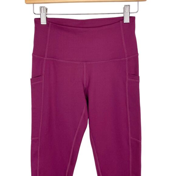 Z by Zella High Waist 7/8 Daily Pocket Leggings in Purple Caspia, XS - Picture 5 of 9
